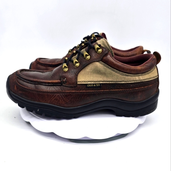 Chippewa Shoe Men's 10.5 M Vintage Moc Toe Hiking Boots Brown - Picture 1 of 9